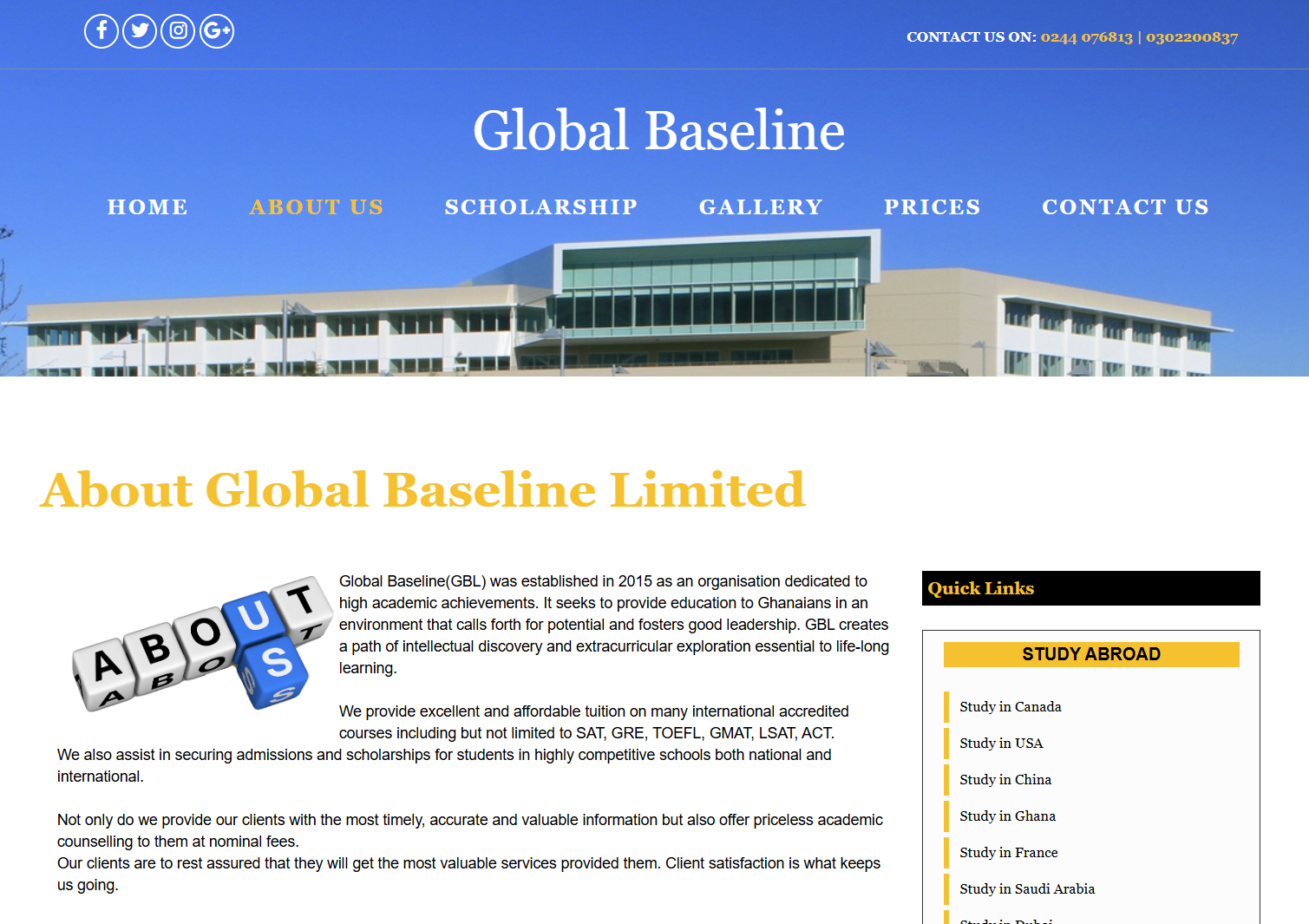Global Baseline Limited — view 1